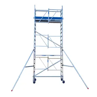 A-Line foldable mobile scaffold tower working height 6.50 m