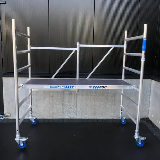 ASC ASC échafaudage pliant 90x190 avec marche HT 3 m