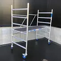 ASC ASC échafaudage pliant 90x190 avec marche HT 3 m
