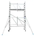 ASC Echafaudage pliant ASC 135x190 hauteur travail 4,7 m + 2 stabilisateurs