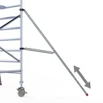 Scaffolding adjustable stabilizer 200 cm