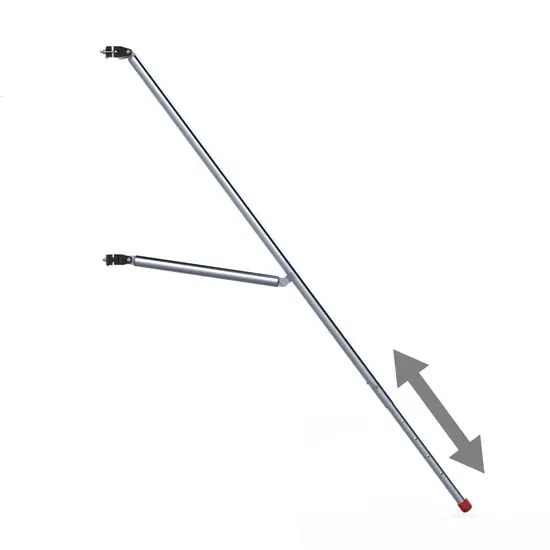Stabilisateur télescopique pour échafaudage 200 cm | Universel 50 mm