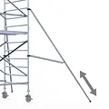 Stabilisateur télescopique pour échafaudage 300 cm | Universel 50 mm