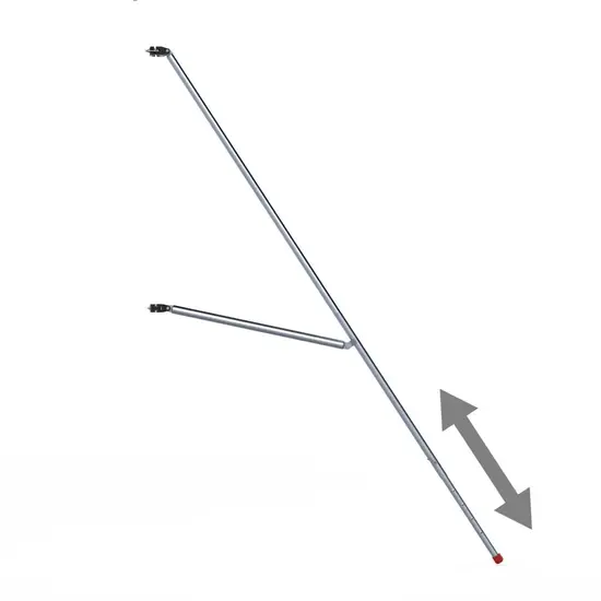 Scaffolding adjustable stabilizer 300 cm | Universal 50 mm