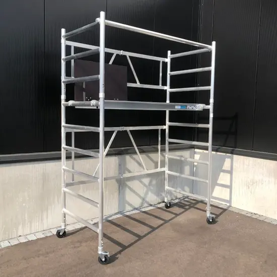 Euroscaffold Euroscaffold échafaudage pliant 90x190 hauteur de travail 4 m