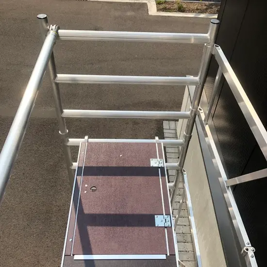 Euroscaffold Euroscaffold échafaudage pliant 90x190 hauteur de travail 4 m