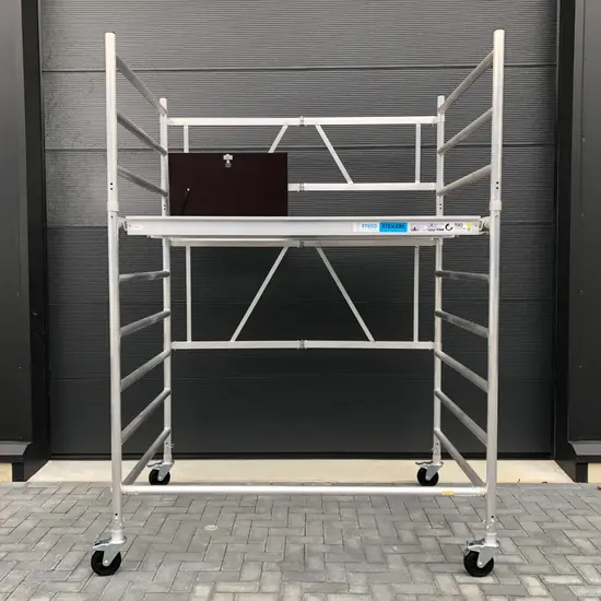 Euroscaffold EuroScaffold échafaudage pliant 135x190 hauteur travail 3,8 m