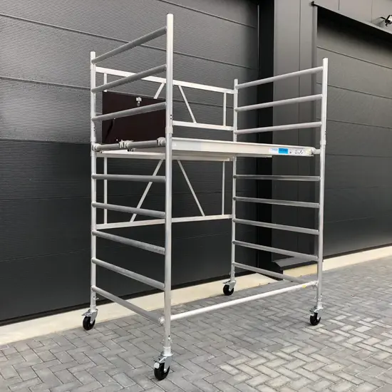 Euroscaffold EuroScaffold échafaudage pliant 135x190 hauteur travail 3,8 m