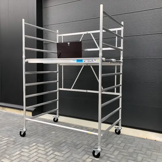 Euroscaffold EuroScaffold échafaudage pliant 135x190 hauteur travail 3,8 m