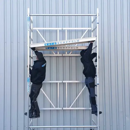 Euroscaffold EuroScaffold échafaudage pliant 135x190 hauteur travail 4,7 m