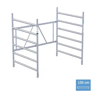 Euroscaffold folding scaffold 6 rungs frame 135-6