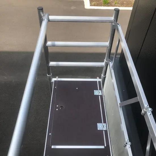 Euroscaffold Echafaudage pliable Euroscaffold hauteur de travail 3,8 m