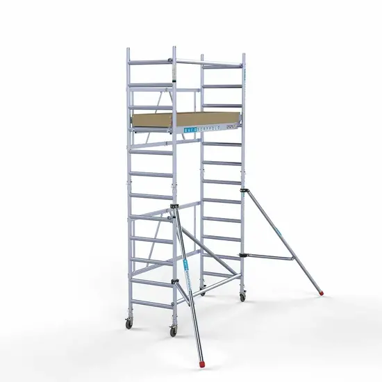 Euroscaffold Kamersteiger vouwsteiger Euroscaffold WH 4,7 m met stabilisatoren