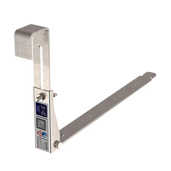 Euroscaffold SGS Edge fall protection sloping roof 18 meters