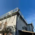 Euroscaffold SGS Edge fall protection sloping roof 18 meters