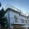 Euroscaffold SGS Edge fall protection sloping roof 18 meters