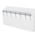 Euroscaffold SGS Edge fall protection sloping roof 18 meters