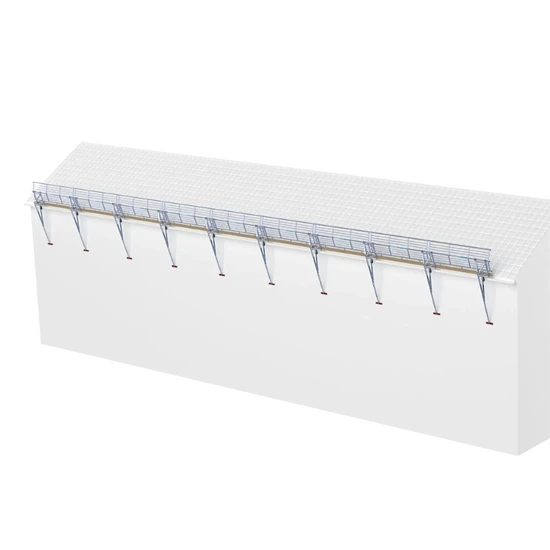 Euroscaffold SGS Edge protection antichute toit incliné 27 mètres