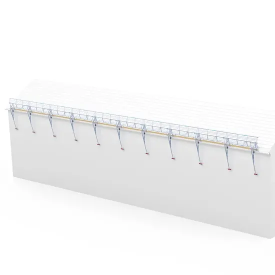 Euroscaffold SGS Edge protection antichute toit incliné 30 mètres