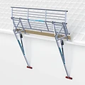 Euroscaffold SGS Edge fall protection sloping roof upright