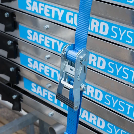 Euroscaffold SGS Edge fall protection sloping roof transport & storage frame