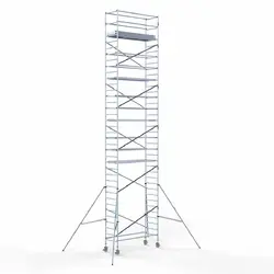 Mobile scaffold tower 90 x 250 x 12.2 m working height