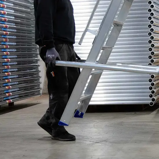 Eurostairs Eurostairs Easy mobile warehouse stepladder 4 steps
