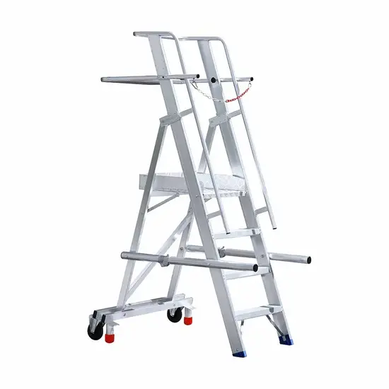 Eurostairs Eurostairs Easy mobile warehouse stepladder 4 steps