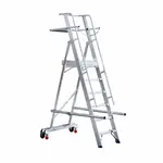 Eurostairs Eurostairs Easy mobile warehouse stepladder 6 steps