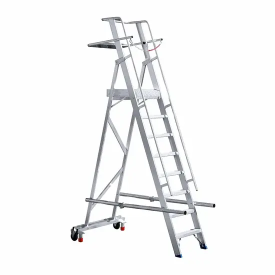 Eurostairs Eurostairs Easy mobile warehouse stepladder 8 steps