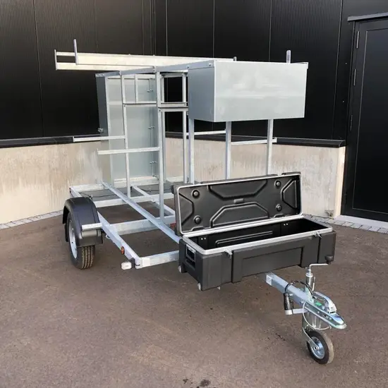 Euroscaffold Steigeraanhanger afsluitbaar 250