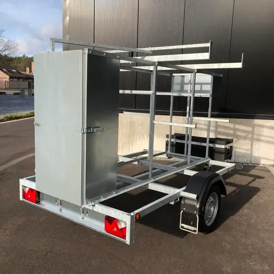 Euroscaffold Scaffolding lockable trailer 250
