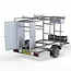 Euroscaffold Scaffolding lockable trailer 250