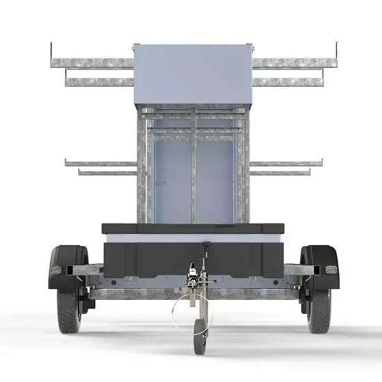 Euroscaffold Scaffolding lockable trailer 305