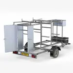Euroscaffold Scaffolding lockable trailer 305