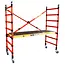 Fibreglass foldable scaffold