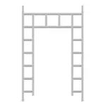 ASC ASC scaffolding pass-through frame 135-28-8 middle