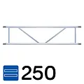 Euroscaffold Échafaudage EuroScaffold entretoise double horizontale 250 cm