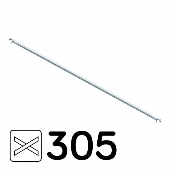 Euroscaffold EuroScaffold scaffolding diagonal brace 305 cm