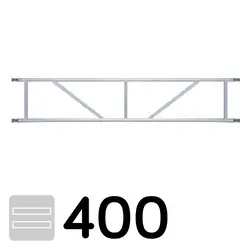 Echafaudage entretoise double horizontale 400 cm