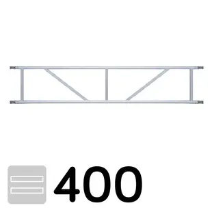 Echafaudage EuroScaffold entretoise double horizontale 400 cm