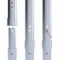 Euroscaffold EuroScaffold rolling scaffold guardrail frame 135-50-2