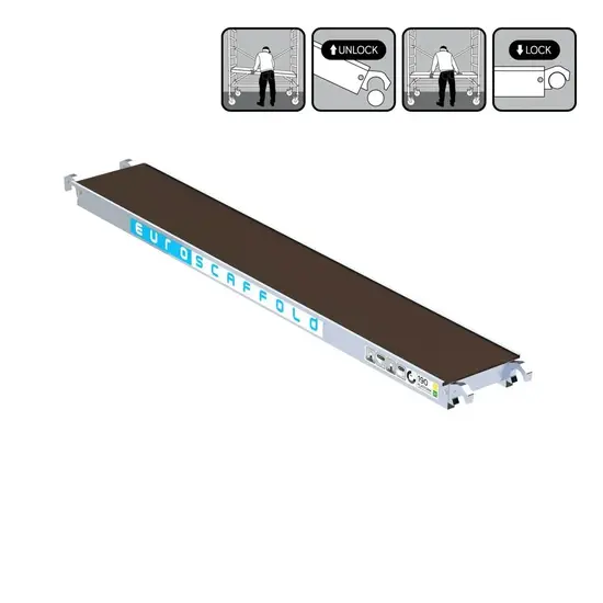 Euroscaffold EuroScaffold mobile scaffold platform 190 x 30 cm
