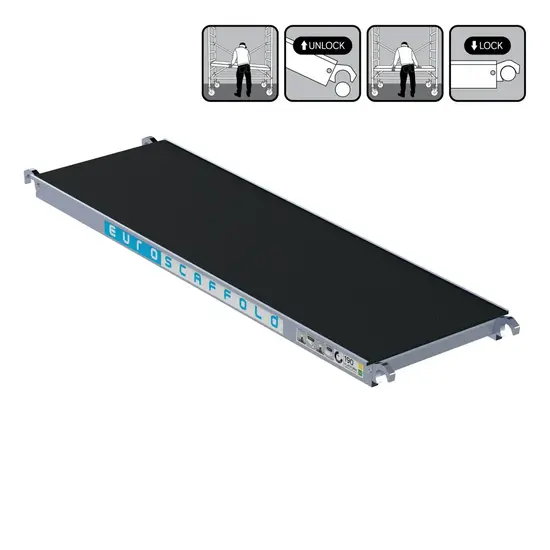 Euroscaffold EuroScaffold mobile scaffold platform 190 cm closed