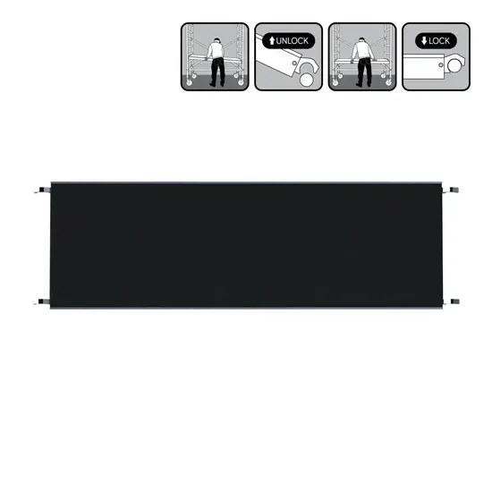 Euroscaffold EuroScaffold rolsteiger platform 190 cm zonder luik
