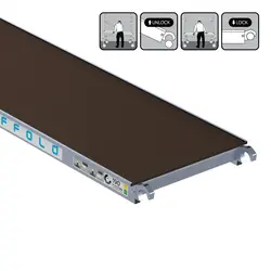 Mobile scaffold platform 190 cm closed