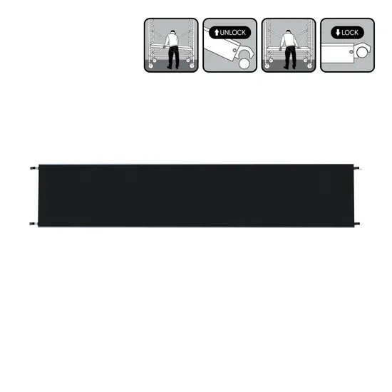 Euroscaffold EuroScaffold mobile scaffold platform 305 cm closed