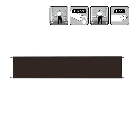 Euroscaffold EuroScaffold mobile scaffold platform 305 cm closed