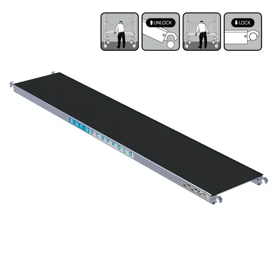 Euroscaffold EuroScaffold mobile scaffold platform 400 cm closed