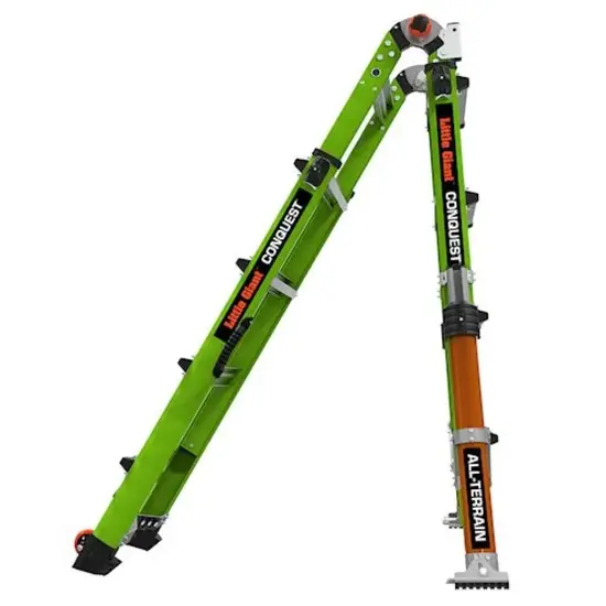 Little Giant Ladders Little Giant Conquest All-Terrain fiberglass ladder 4x4